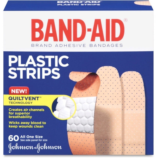 Band-Aid Brand Tru-Stay Plastic Bandages – 60 Count