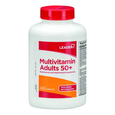 Leader™ Multivitamin pour Adultes 50+ – Comprimés de Supplément Alimentaire