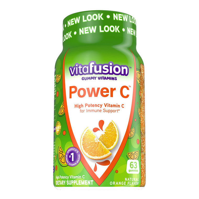 Vitafusion Power C Natural Orange Flavor Gummy Vitamins - 63 Ct