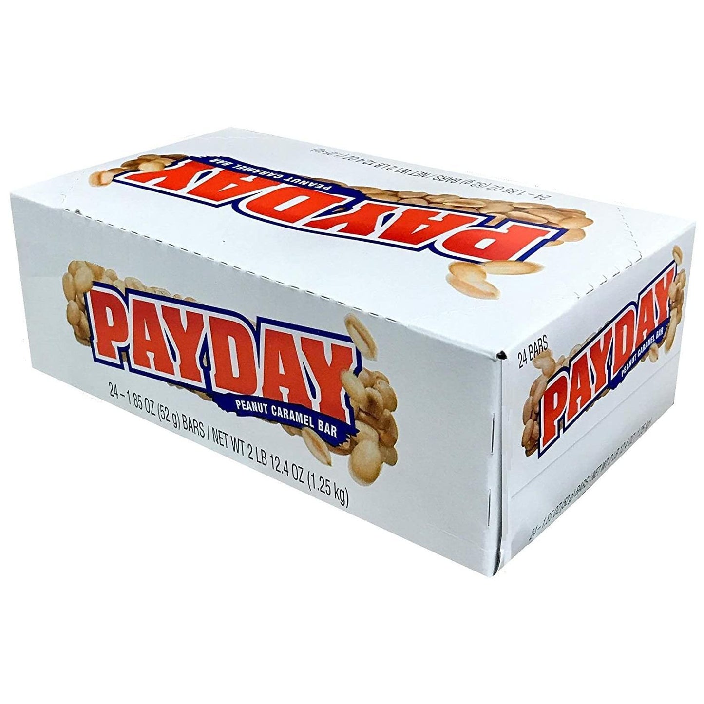 PAYDAY Peanut Caramel Candy Bars, 1.85 oz, 24 Count Box