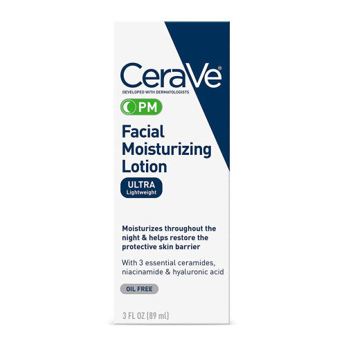 CeraVe Facial Moisturizing Lotion PM, 3 Oz