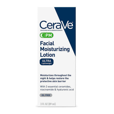 CeraVe Lotion Hydratante pour le Visage PM, 3 Oz