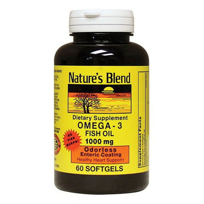 Gélules de poisson Omega-3 Nature's Blend® - 1000 mg