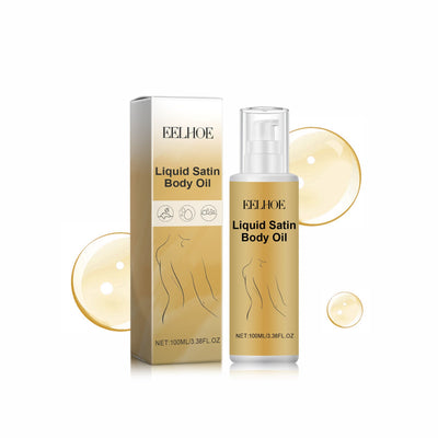 Liquid Satin Body Oil, Deeply Moisture Reduce Wrinkle Skin Flabby Elastic - Korvel