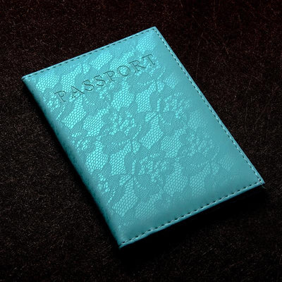 Luxury Elegant Women Passport Cover Pink World Universal Travel Passport ticket holder Cover on the Passport Case passport pouch - Korvel