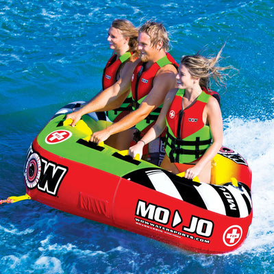 WOW Sports Mojo 1-3 Person Towable Water Tube