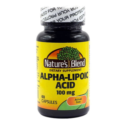Nature's Blend S 100 Mg Alpha Lipoic Acid Capsules - 60 Count