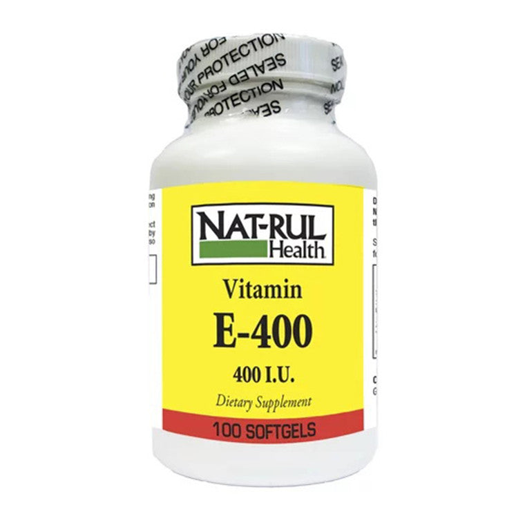 Gélules molles de vitamine E 400 UI de Natrul Health