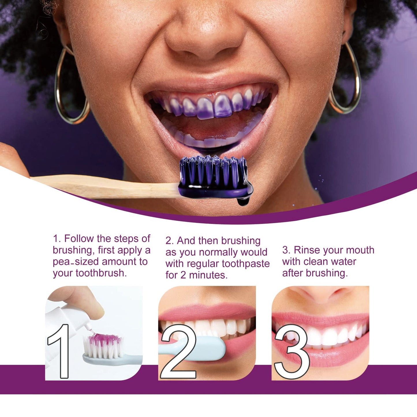 Tooth Cleaning Mousse, Anti-Decay Clean Teeth Tartar Breath Fresh Whitening Teeth Toothpaste - Korvel