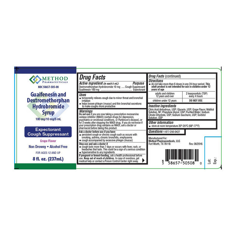 Premium Cough Syrup with Guaifenesin and Dextromethorphan