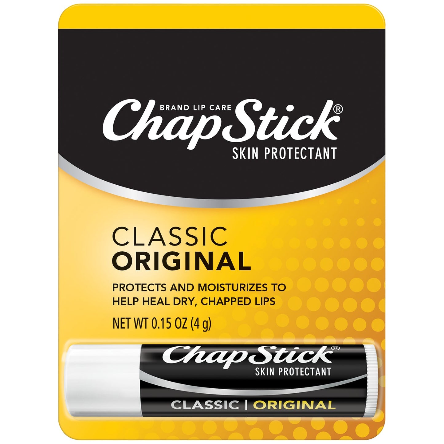Baume à lèvres ChapStick Classic Skin Protectant, 0,15 once