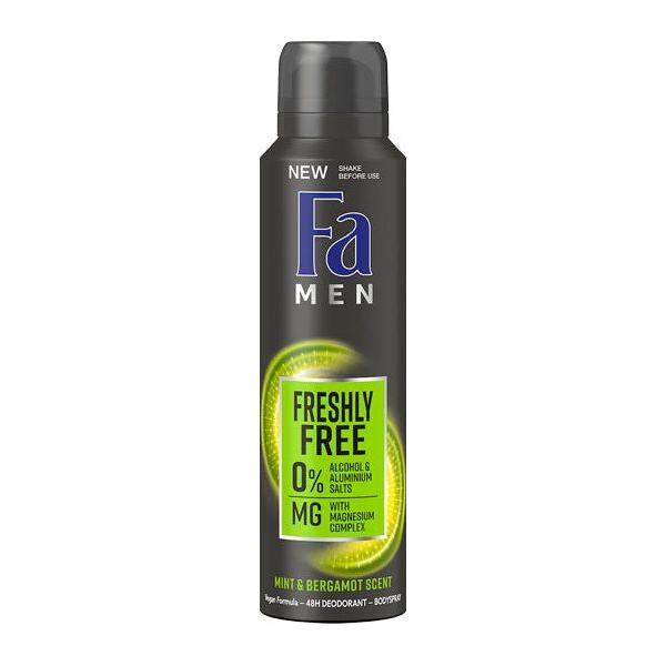 Fa Deodorant Spray with Mint and Bergamot Scent for Men - 150 ml