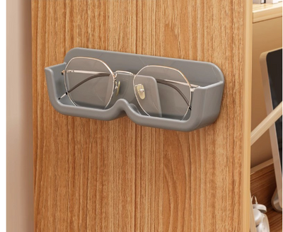 Glasses storage rack wall mounted non perforated decorative wall display sunglasses storage rack storage box - Korvel