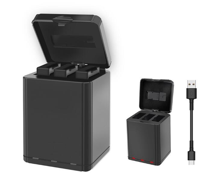 Original probty for GoPro Hero 7 hero 6 hero 5 Black Battery or Triple Charger for Go Pro Hero7 6 hero5 Black camera battery - Korvel