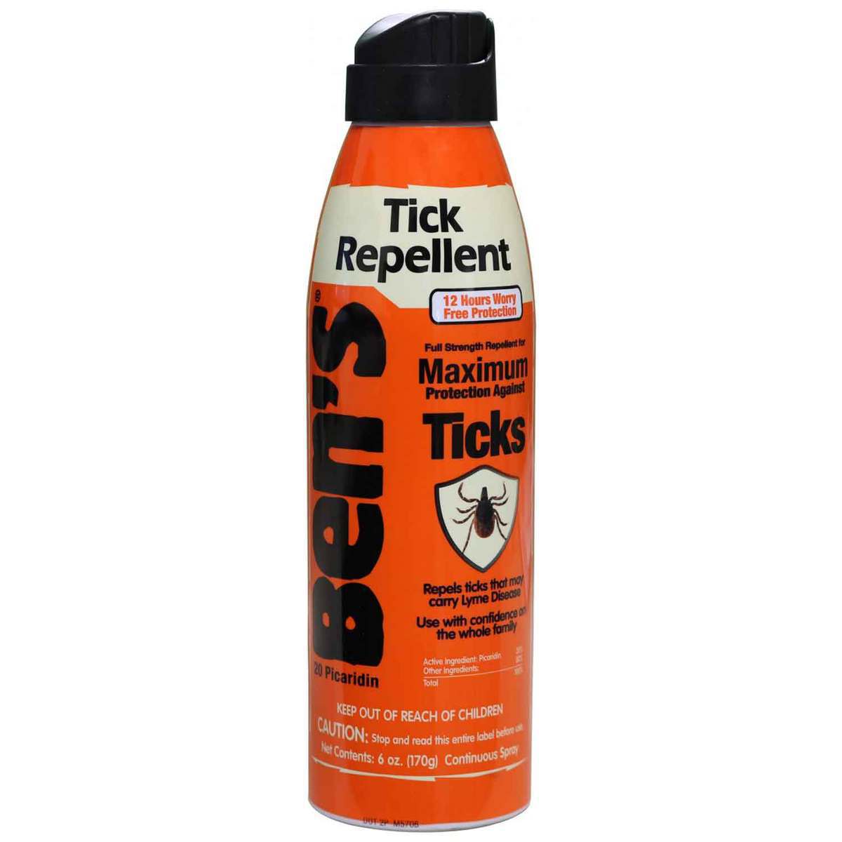 Repelente de garrapatas Ben's Picaridin 6oz - Protección amigable para la familia