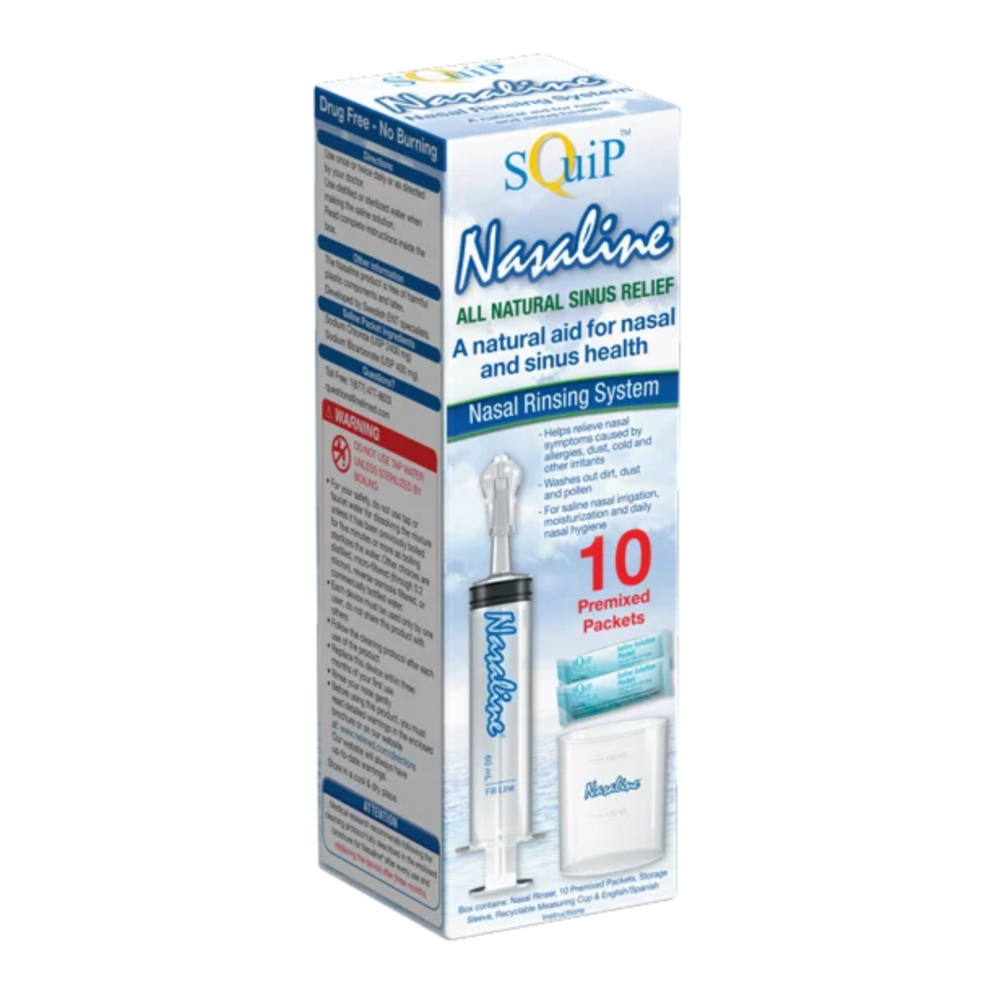Nasaline Nasal Rinsing System - Premium Kit by Squip Products