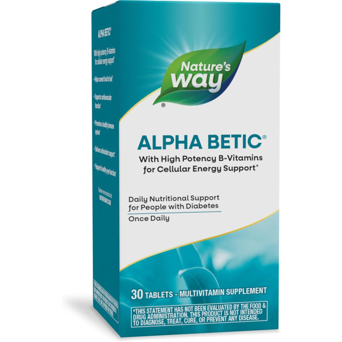 Alpha Betic Multivitaminas Diarias en Tabletas - 30 Contenido