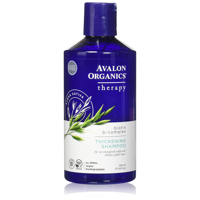 Shampoing épaississant Avalon Organics avec complexe B de biotine - 14 fl oz