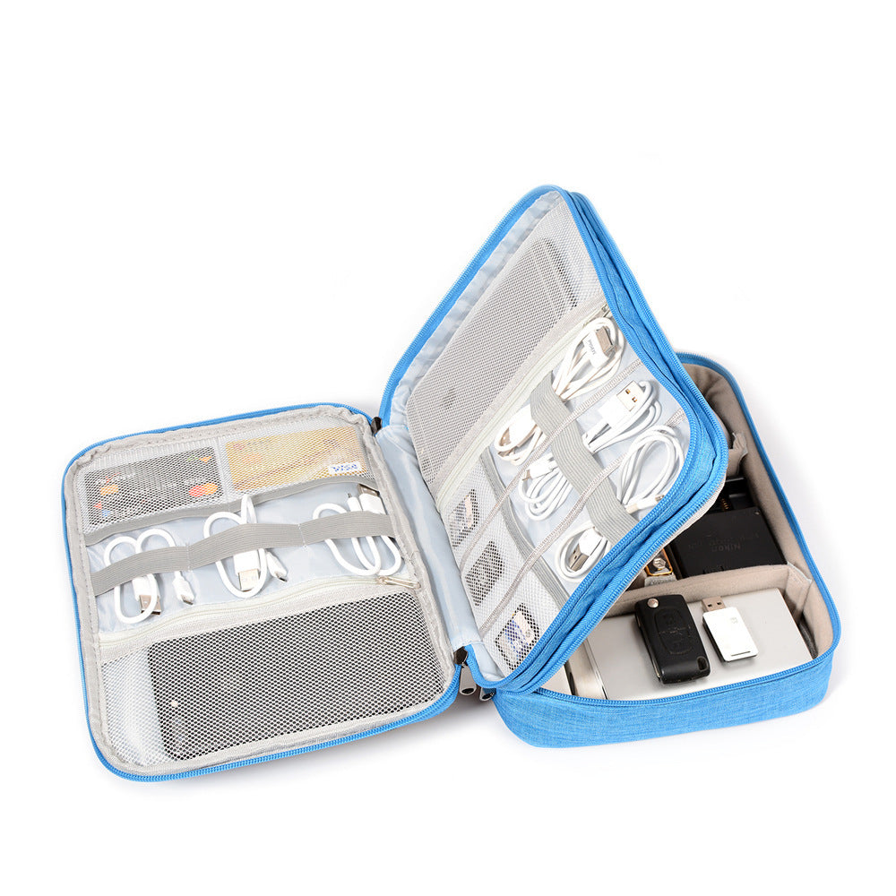 Sac d'organisation de câbles premium pour le voyage et l'électronique