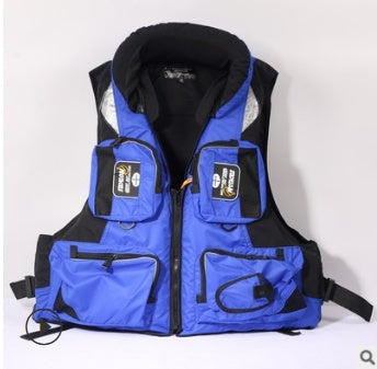 Gilet de sauvetage de pêche en mer multi-fonction avec haute flottabilité