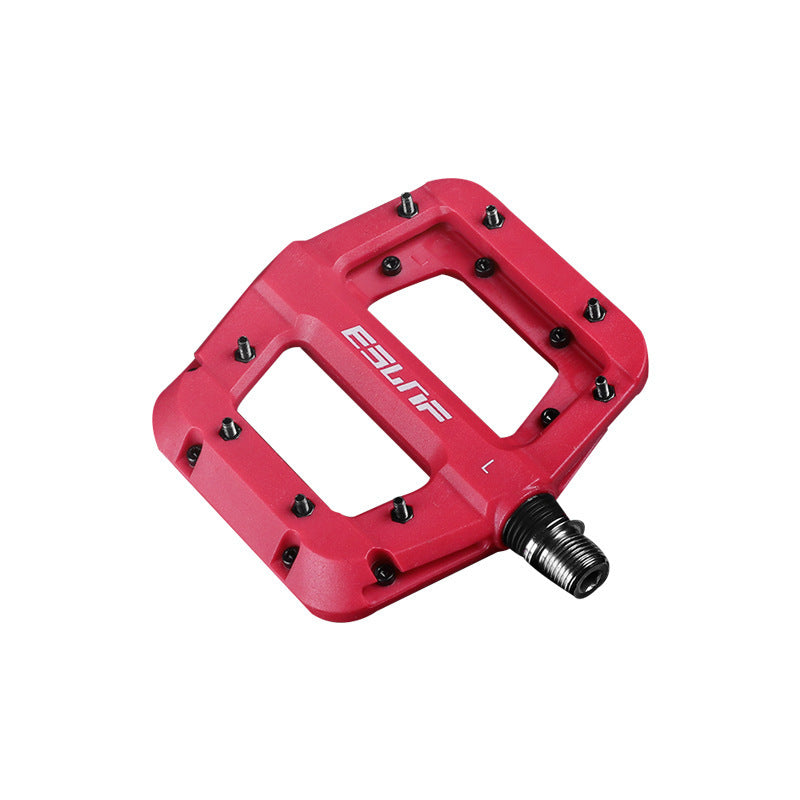 Bicycle Pedal Riding Accessories Nylon Dead Fly Bearing Pedal Non-Slip Mountain Pedal - Korvel