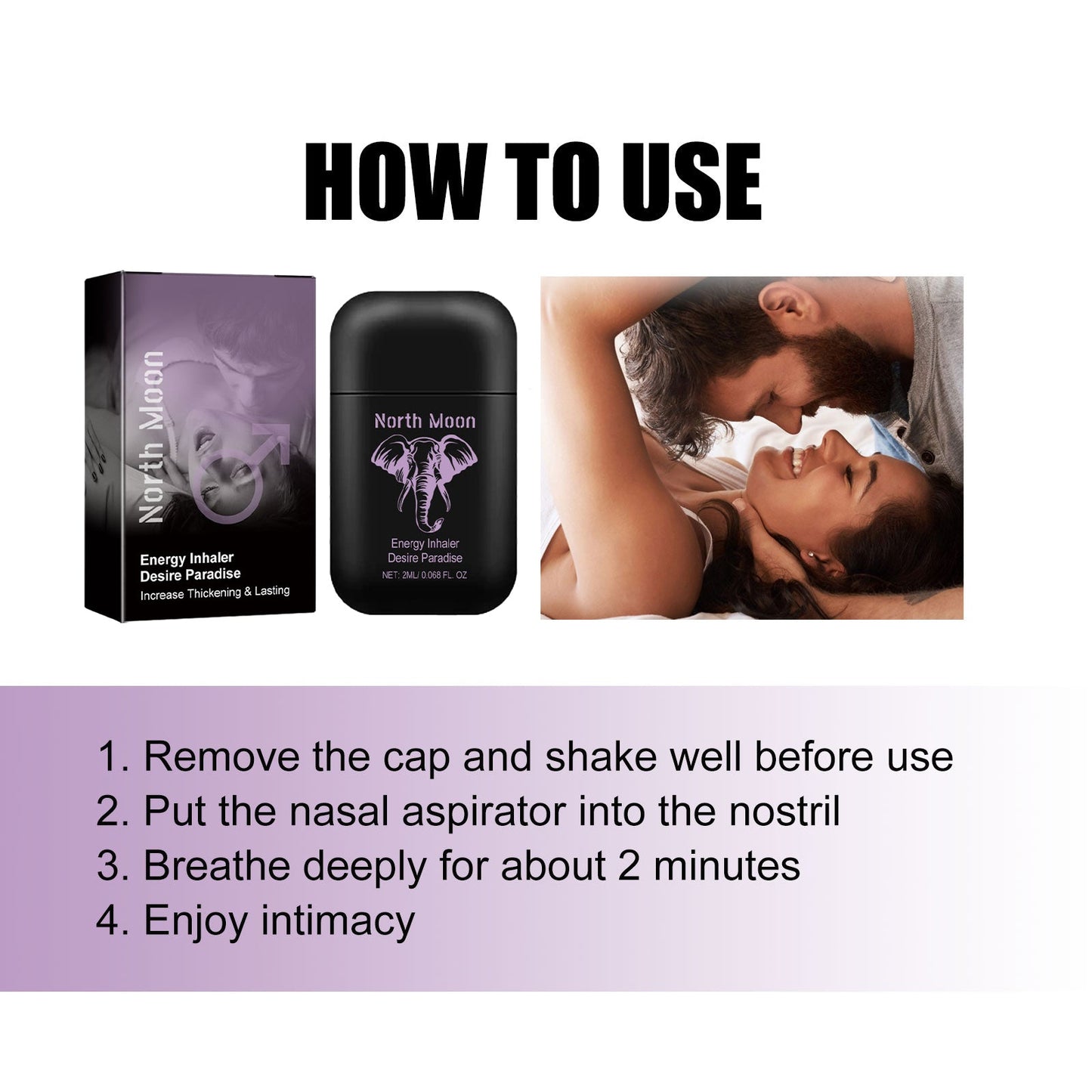 Energy Inhaler, Desire Paradise Alleviate Discomfort Fatigue Loosen Body And Mind Nursing Through Nasal Inhaler - Korvel