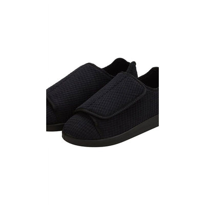 Silverts Slippers - Black, Size 9 / 2X-Wide