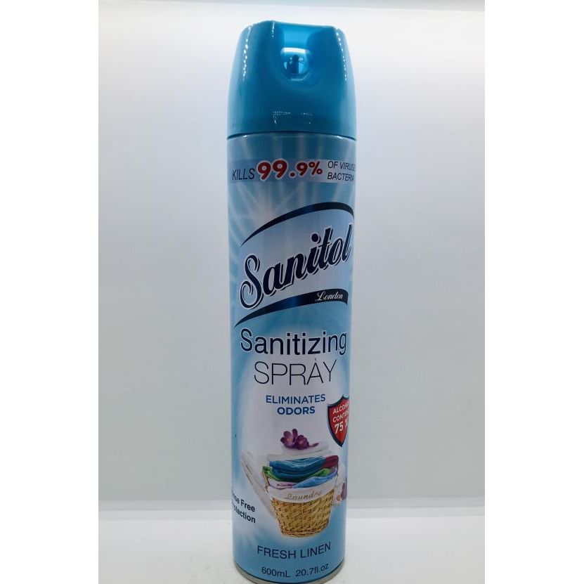 Spray désinfectant Sanitol - 600ml Éliminateur d'odeurs