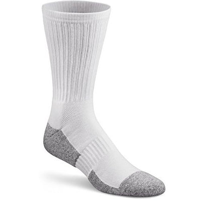 Chaussettes Crew Diabétiques Dr. Comfort - Blanc Grand