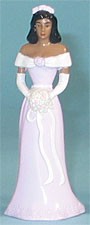 Bridesmaid Lavender Dress - 4.5" Tall, 12 Count