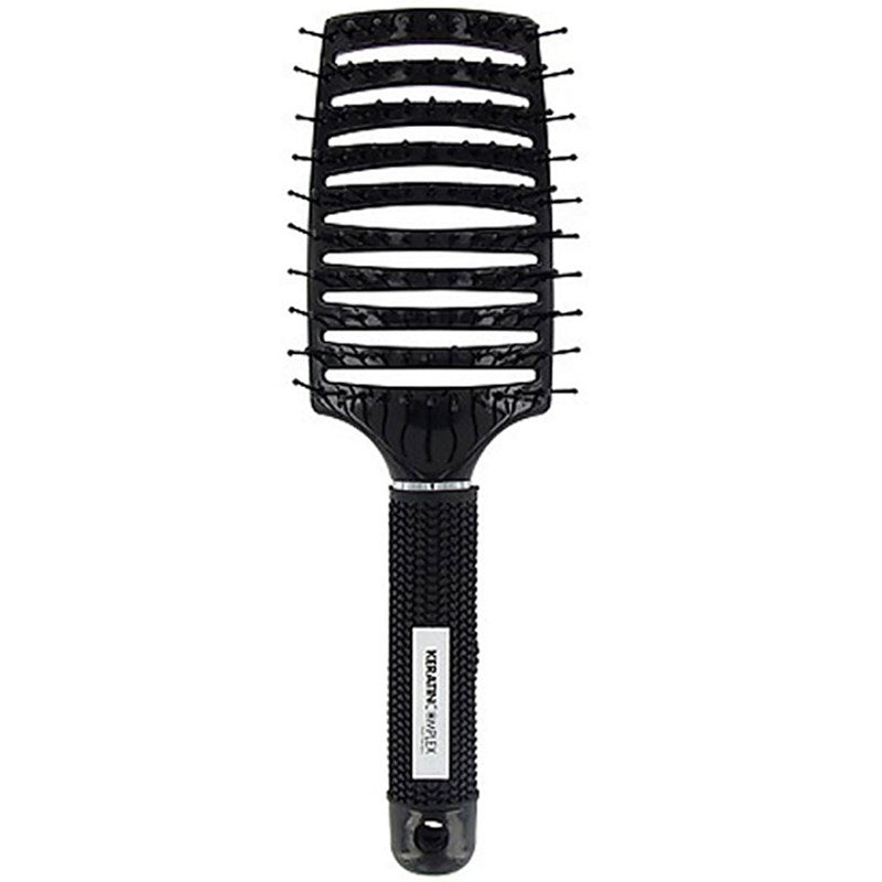 Keratin Complex Curved Vent Brush - Black