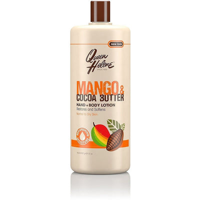 Lotion pour les mains et le corps à la mangue et au beurre de cacao Queen Helene