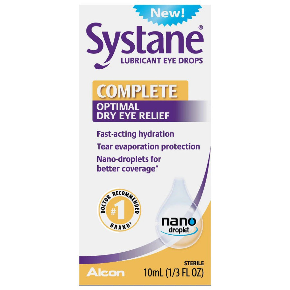 Systane Complete Gotas Lubricantes para los Ojos - 0.33 Fl Oz