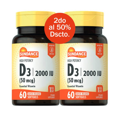 Sundance D3 2000 IU Quick Release – 60 Softgels