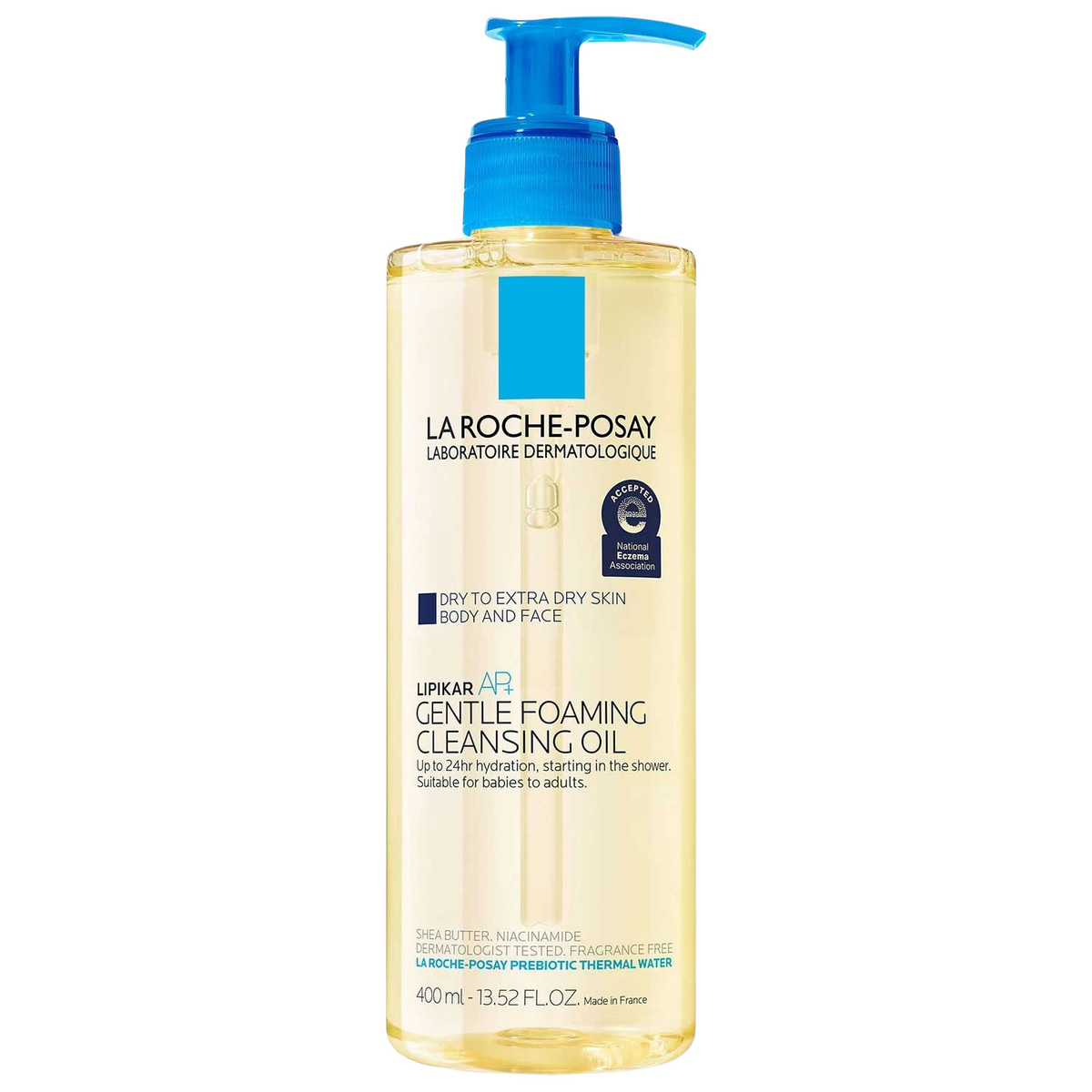 La Roche-Posay Lipikar AP+ Gel de Baño para Cuerpo y Cara 13.52 Fl Oz