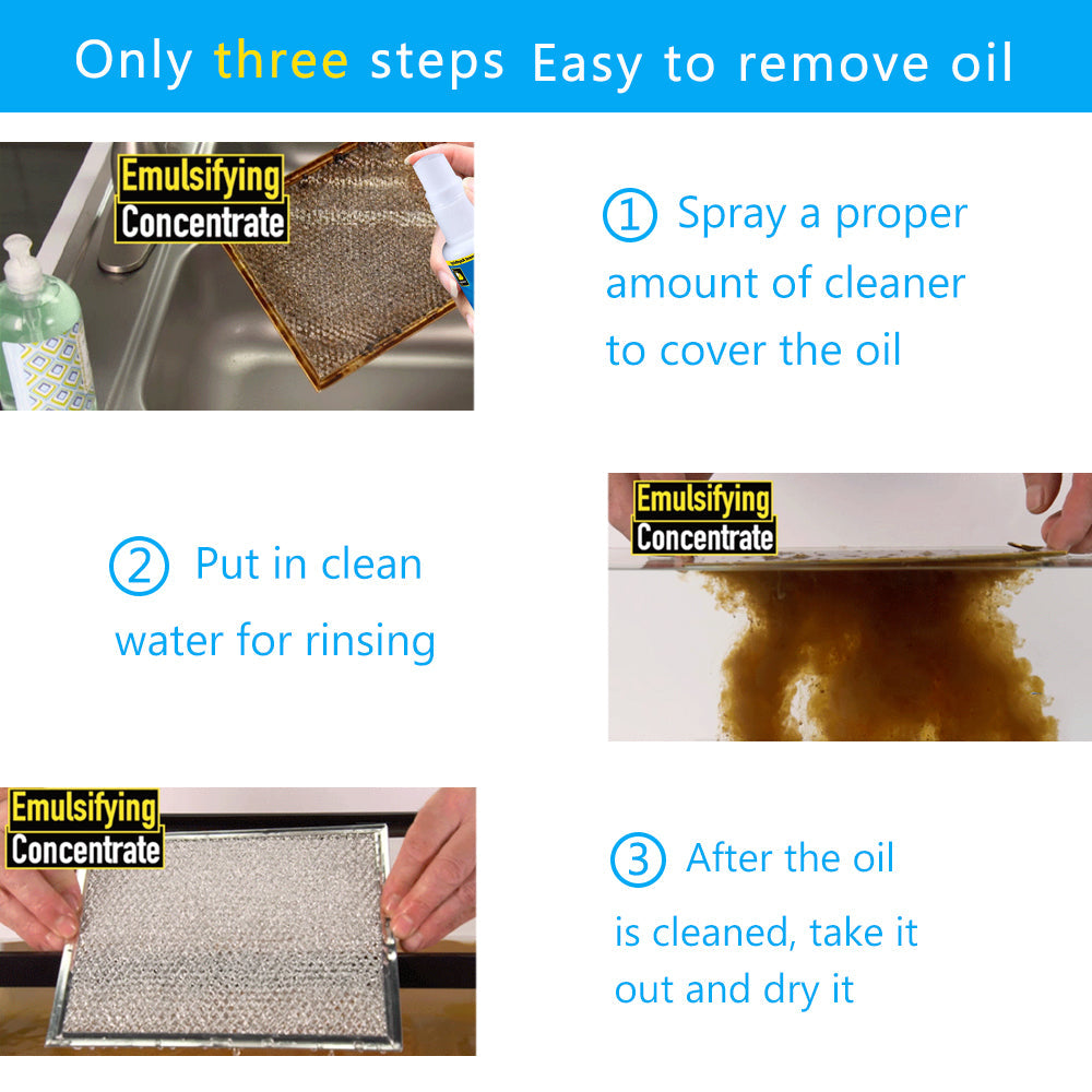 Oil Cleaning Agent New, Small Bottle Oil Cleaning Agent Household Kitchen Heavy Oil Cleaning - Korvel