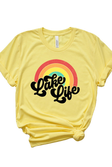 Lake Life Rainbow T-Shirt