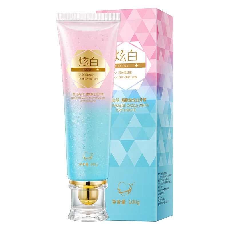 Xuanbai toothpaste freshens breath niacinamide toothpaste removes bad breath tooth stains teeth and breath care - Korvel