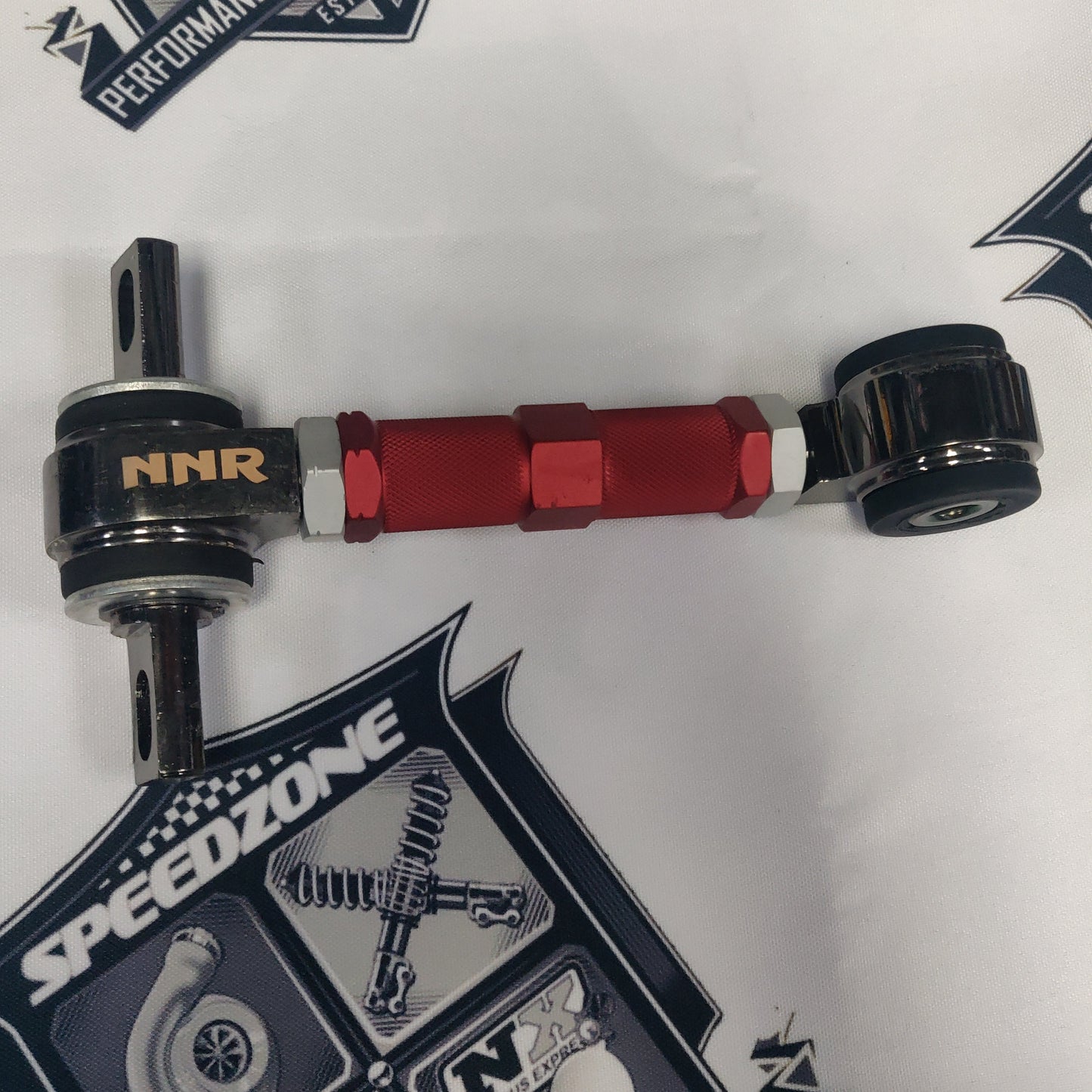 Nnr Adjustable Rear Camber Kit for EG - Red - Korvel