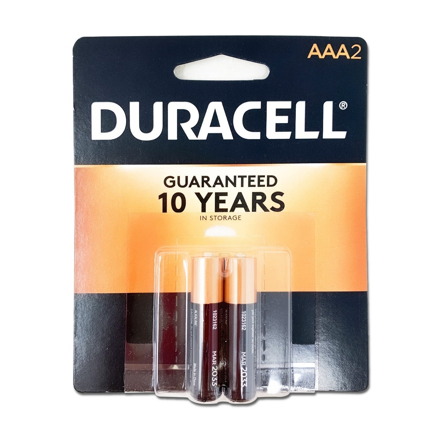 Piles alcalines AAA Duracell Coppertop