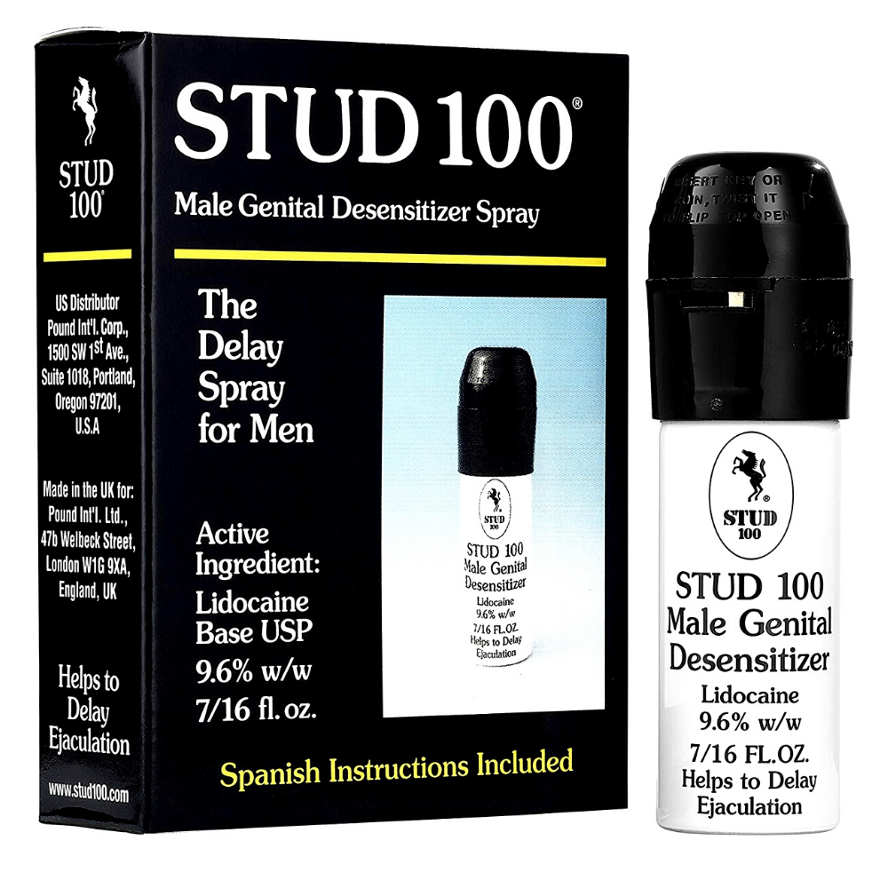 Spray Desensibilizador Genital Masculino Stud 100 - 0.44 Oz
