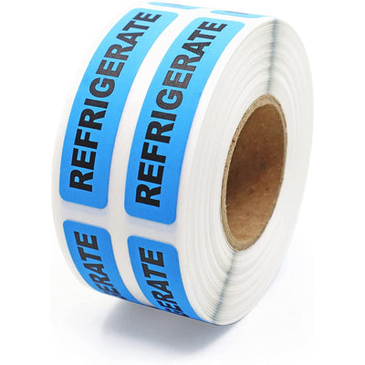 CeilBlue Apothecary Reagent Label - Refrigerate with Black Text
