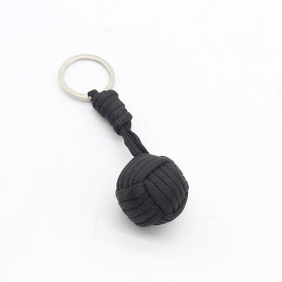 Outdoor Parachute Cord Woven Key Ball - Versatile Key Pendant