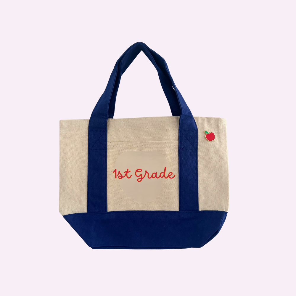 Custom Teacher Mini Tote - Personalizable Canvas Bag