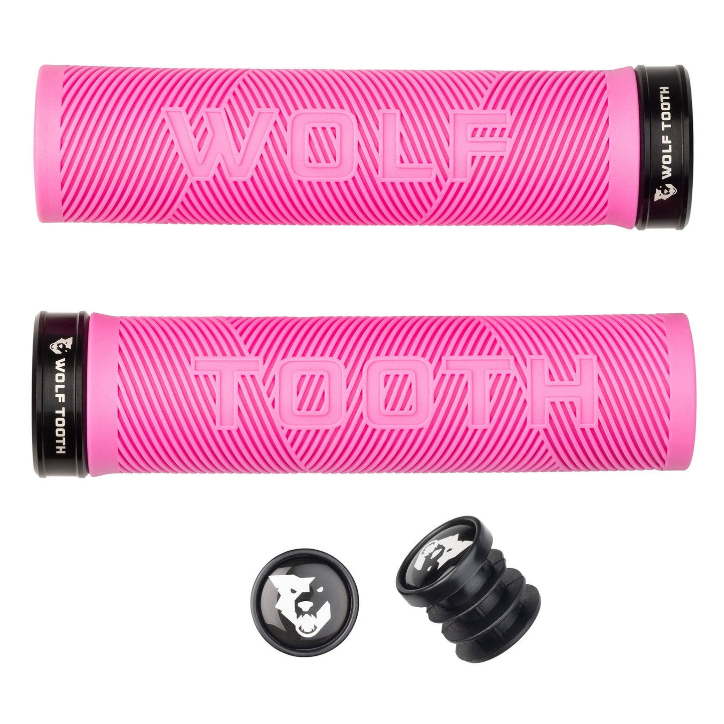 Conjunto de empuñaduras Wolf Tooth Echo Lock-On - Rosa/Negro