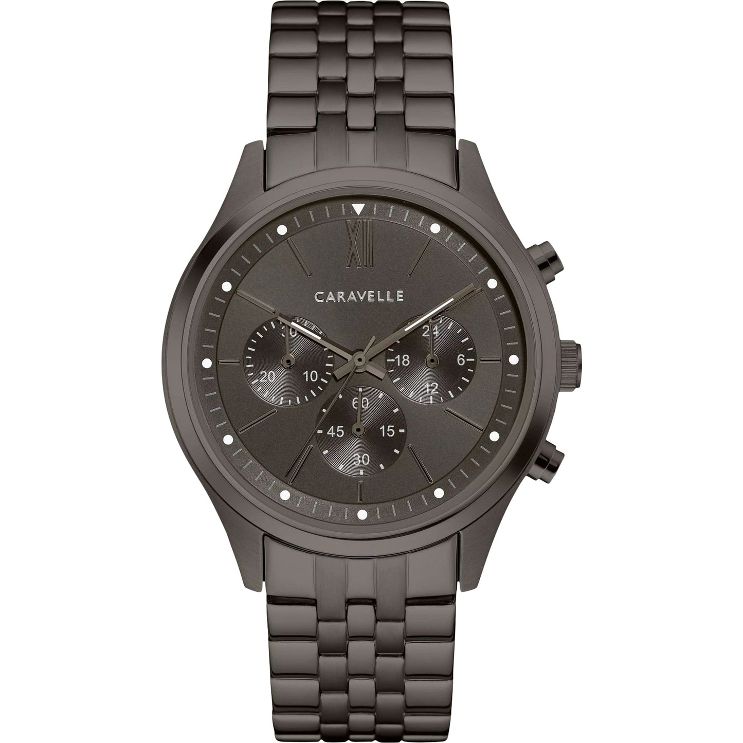 Reloj de vestir para hombres Caravelle - Esfera gris elegante