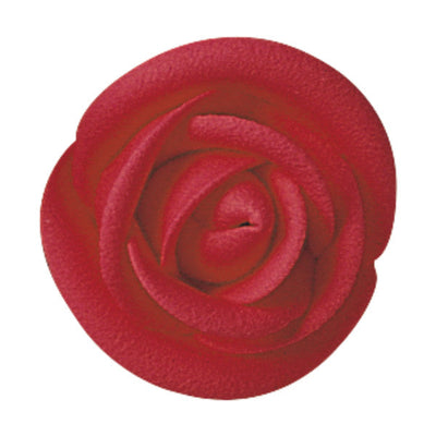 Rosa de Azúcar Roja - Decoración Comestible de 3/4"