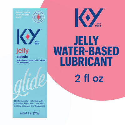 K-Y Jelly Classic Water-Based Personal Lubricant - 2 Oz