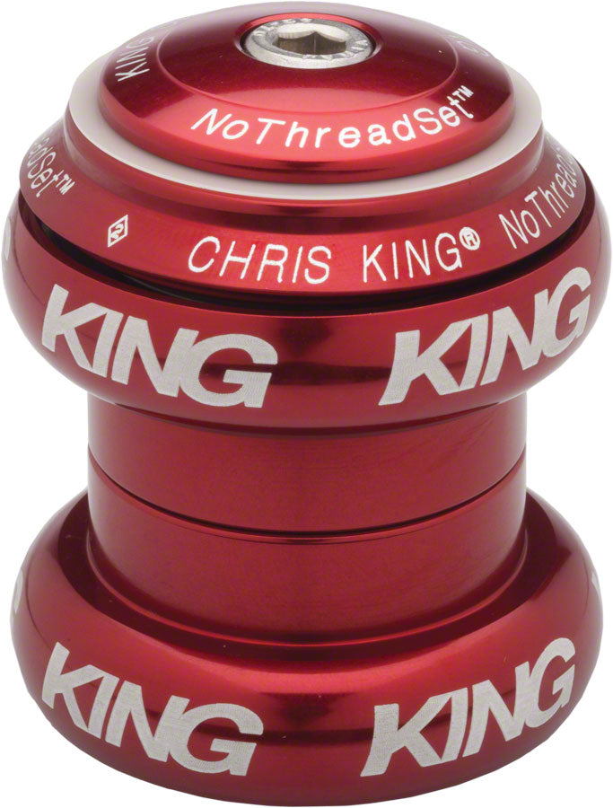 Tête de direction Chris King NoThreadSet - 1-1/8" Rouge