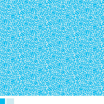 Dashes Sky Cheeto's World Cotton Fabric - 44"/45" Per Yard